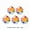Flower -Light Gold, variant on Rainbow Cloud Pendant Colorful Enamel Charms Assorted Alloy Metal Jewelry-Cloud #02-100 pieces