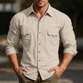 thumbnail image 2 of JTSRKL Mens Ice Silk Long Sleeve Shirts Quick Dry Mesh Back Ventilation Breathable Tees Zip Pockets Loose Fit Tactical Fishing Outdoor Tops, 2 of 9