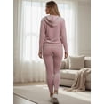 thumbnail image 3 of Conjunto Pants Mujer Sudadera Y Pant Aterciopelado Set Dama, 3 of 5