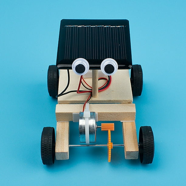 Kit De Construcción Solar Para Niños De 8 A 14 Años – Coche De Madera Con 18 Piezas, Energía Solar, Montaje DIY, Juguete Educativo Y Creativo