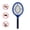 blue, variant on Electric Flys Swatter, Bug Zapper, Mosquito Zapper Racket, Gold Zone Voltage, 3-Layer Safety Mesh Use with Pro Swat Tips, Handheld Flys Zapper for Indoor, Outdoor - Red
