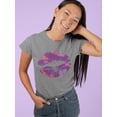 thumbnail image 2 of Lipstick Kiss Women Shaped T-Shirt, Female Large, 2 of 4