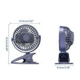 thumbnail image 3 of Clearance！USB Clip on Fan,USB Clip Fan Mini,USB Clip Fan for Car Bed Desktop,Portable Silent 3-speed Wind Can Rotate 720 ° USB Mini Clip Fan for Home Office Bedusb USB Desktop Fan, 3 of 7