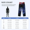 thumbnail image 4 of Balery Glasses And Fireworks print Men's Pajama Pants,Ultra Lightweight Pjs,Lounge Pant-Large, 4 of 9
