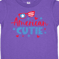 thumbnail image 4 of Inktastic 4th of July American Cutie Red and Blue Stars and Hearts Boys or Girls Toddler T-Shirt, 4 of 5
