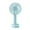 Light Blue, variant on Blateno Mini Handheld Fan, Portable Hand Fan with USB Rechargeable, Battery Operated Pocket Fan, 3 Speeds Adjustable, 2 IN 1 Small Personal Fan for Women Girls Travel Outdoor