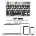thumbnail image 4 of Combo de Ratón con Teclado Inalámbrico Transparente Teclado Ultradelgado de Retroiluminación Ratón de Modo Dual BT51 24G Juego de Teclado para Teléfonos Tablets ANGGREK Otros, 4 of 8