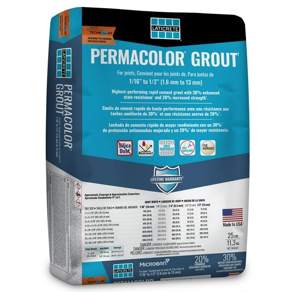 Laticrete - Permacolor Grout - Natural Grey #24 Color