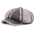 thumbnail image 2 of CoCopeaunts Men Women Beret Shabby Patchwork Style Cotton Female Berets Casual Artist Painter Octagonal Newsboy Cap, 2 of 8