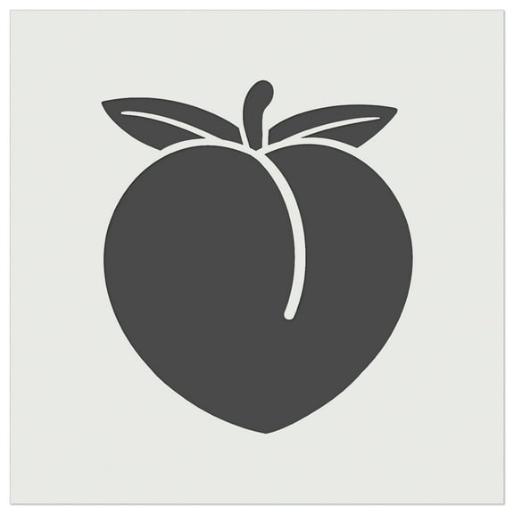 Plump Peach Solid DIY Cookie Wall Craft Stencil - 5.5 Inch