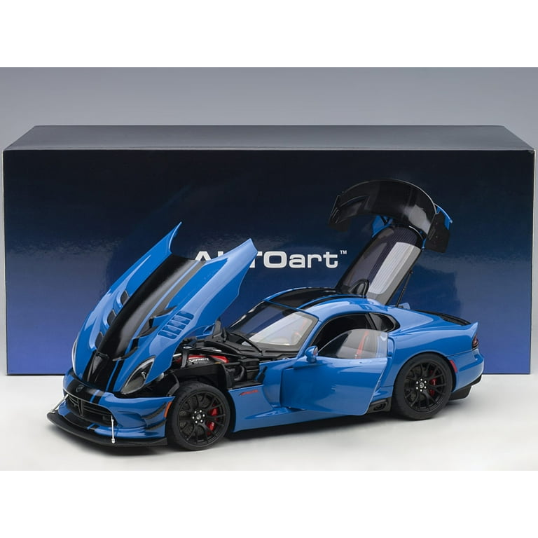 2017 Dodge Viper ACR Competition Blue with Black Stripes 1/18