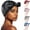 Black, variant on Beanies for Women, Bow Turbans Chemo Headwear Bonnet Sleeping Cap