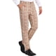 thumbnail image 5 of Pantalón de traje formal de ajuste regular para hombre INSPIRE CHIC, a cuadros, talla 38, color caqui, 5 of 7