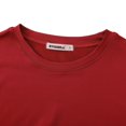 thumbnail image 3 of Men's Short Sleeve Compression Shirts Cool Dry Sports Base Layer Athletic Undershirts Workout Gym T-Shirt  Running Tops Red L, 3 of 6