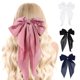 thumbnail image 5 of pinzas para el pelo con lazo para mujer, horquillas con lazo, lazos largos de satén, pasadores para el pelo, 5 of 8