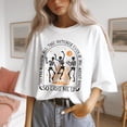thumbnail image 2 of Dancing Skeleton Shirt, They're Burning All The Witches Shirt, Witchy Shirt, Trendy Halloween Shirt, Funny Skeleton Shirt, 2 of 3