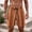 Orange, variant on Men's Drawstring Waist Knited Jacquard Striped Shorts 7 Inch Boho Summer Beach Shorts with Pockets Size S-2XL Orange
