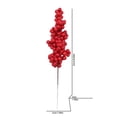 thumbnail image 3 of 5 Pcs Artificial Red Berry Picks for Christmas Tree,8.66 inch Red Berries Stems,Christmas Holly Berry Branches,Xmas Berries Branches Decoration,Faux Holly Berry Twigs for Xmas Tree Ornaments,Z-Red, 3 of 7