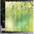 thumbnail image 4 of Ambesonne Floral Shower Curtain, Colorful Tulips Tree, 69"Wx75"L, Multicolor, 4 of 5
