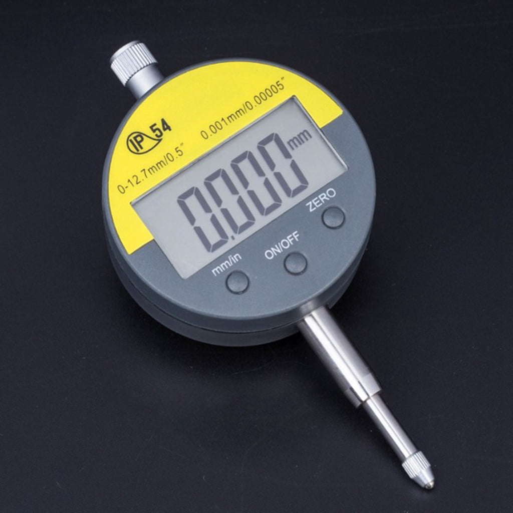 0.001mm/0.00005'' Digital Probe Dial Indicator Gauge Clock Range 0-12.7mm/0.5'' 