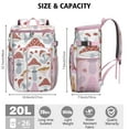 thumbnail image 3 of Insulated Lunch Box Cooler Backpack Portable Backpack Coolers Insulated Leak Proof,Waterproof Soft Sided Cooler Bag for Travel,Beach,Camping,Picnic,Lunch Backpack for Office Workers Family Travelers, 3 of 6
