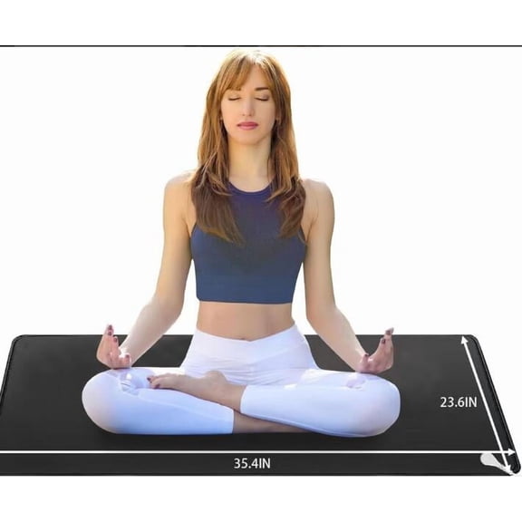 1 set of Grounding Mat improve sleep, reduce inflammation, with 15ft Straight Cord, provide healthy grounding energy (35.4 inches x 23.6 inches)