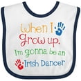 thumbnail image 3 of Inktastic Irish Dancer Future Boys or Girls Baby Bib, 3 of 4