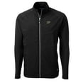 thumbnail image 2 of Men's Cutter & Buck Black Purdue Boilermakers Big & Tall Adapt Eco Knit Hybrid Recycled Full-Zip Jacket, 2 of 3