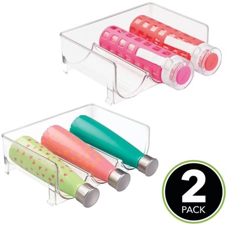 Clearance! Plastic Free-Standing Stackable 3 Bottle Storage Holder Rack ...