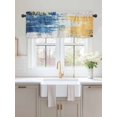 thumbnail image 2 of Valances for Windows Abstract Mottled Texture Rod Pocket Cafe Window Treatments Valance Curtains for Kitchen Bathroom Laundry Basement Windows 60"x14", 2 of 9