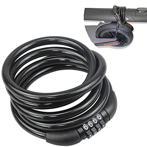 COMBINATION CABLE BIKE LOCK 4 DIGIT BIKE TOOLS SAFETY SECURITY SCOOTERS PRAMS 