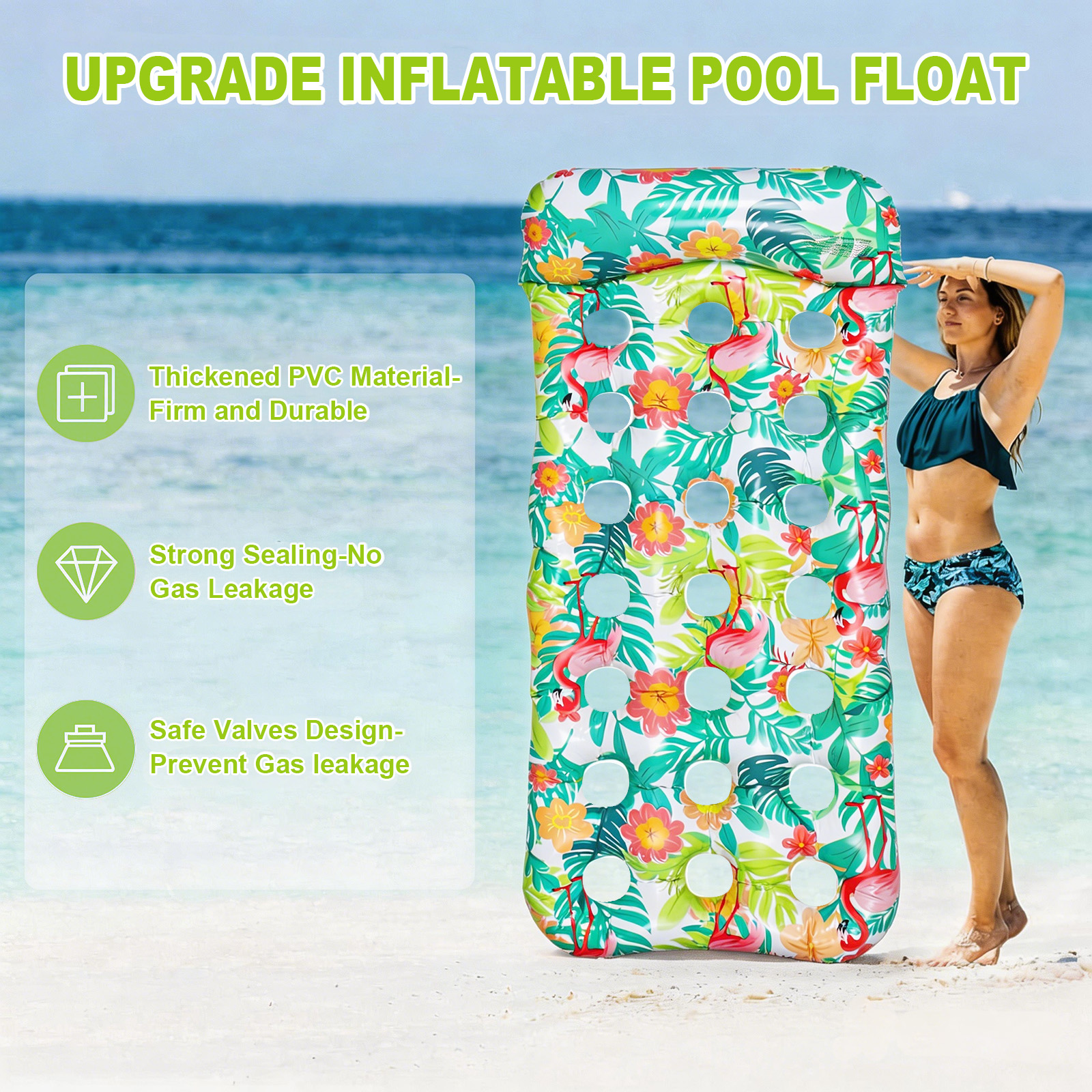 VKFVKF Giant Pool Float Lounger for Adults photo 4