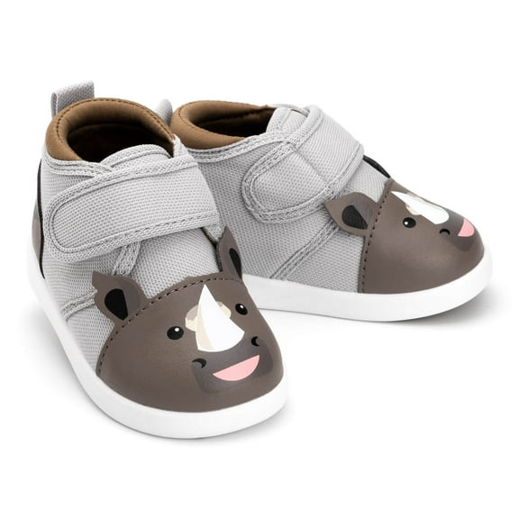ikiki Rhino Squeaky Toddler Shoes | Gray