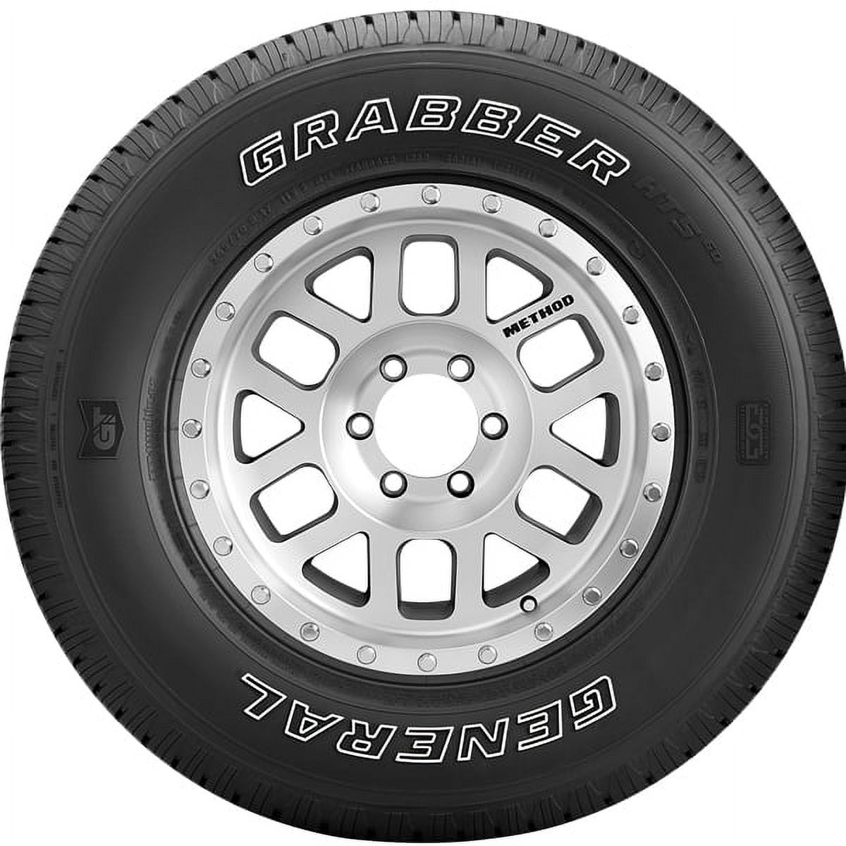 1 General Grabber HTS60 HTS-60 All Season Highway 255/65R16 109S OWL Truck Tires 4504730000 / 255/65/16 / 2556516