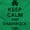 Irish Green, variant on Keep Calm Shamrock On St Patrick's Zip Up Hoodie Men's Women's Brisco Brands S