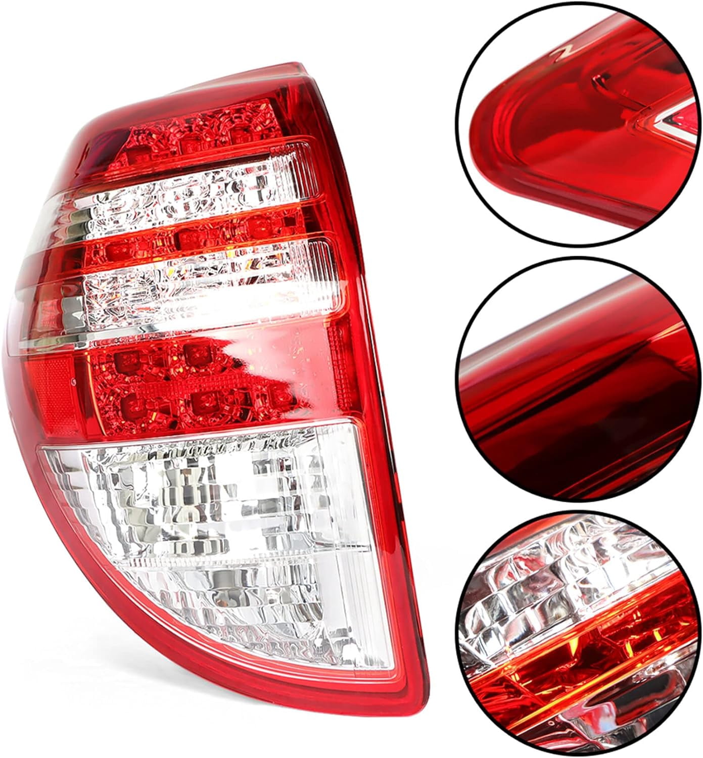 LABLT Driver Side Tail Light Replacement for 2009-2012 Toyota RAV4 Rear Tail Light Brake Lamp Assembly Halogen LH Left Side 815600R010 TO2800181
