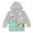 Heather grey, variant on CoComelon JJ Toddler Girls Fleece Zip Up Hoodie Infant to Toddler