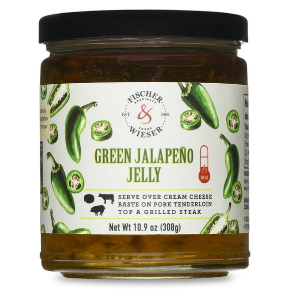 Fischer & Wieser Mild Green Jalapeno Jelly, 10.9 oz