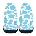 thumbnail image 5 of XYZCANDO 2 pcs Car Accessories for Car Interior Car Front Seat Cover Set Breathable Durable, SUV Van Sedan Car Seat Covers, Cow Print, 5 of 10