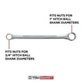 thumbnail image 6 of TowSmart Torque Hitch Ball Wrench, Fits 1-1/8in and 1-1/2in Nuts, 797, Chrome, 1 Each, 6 of 13
