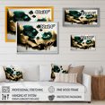 thumbnail image 4 of Designart "Gold And Green Poppy Floral Euphoria II" Floral Poppy Canvas Print, 4 of 5
