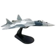 thumbnail image 1 of Modèle Militaire 1: 100 Russe Su-57 Modèle de Chasseur Furtif avec Support d'Exposition pour Cadeaux Décorations, 1 of 9