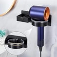 thumbnail image 5 of Space Aluminum Hair Dryer Storage Rack for Bathroom, Organizes Hair Styling Tools, 5 of 9