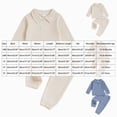 thumbnail image 3 of Gerichy Toddler Boy Clothes Fall Outfits Knit Collared Pullover Sweatshirt Pants Winter Clothing Boys 12 18 24 Months 2T 3T 4T 5T, 3 of 4