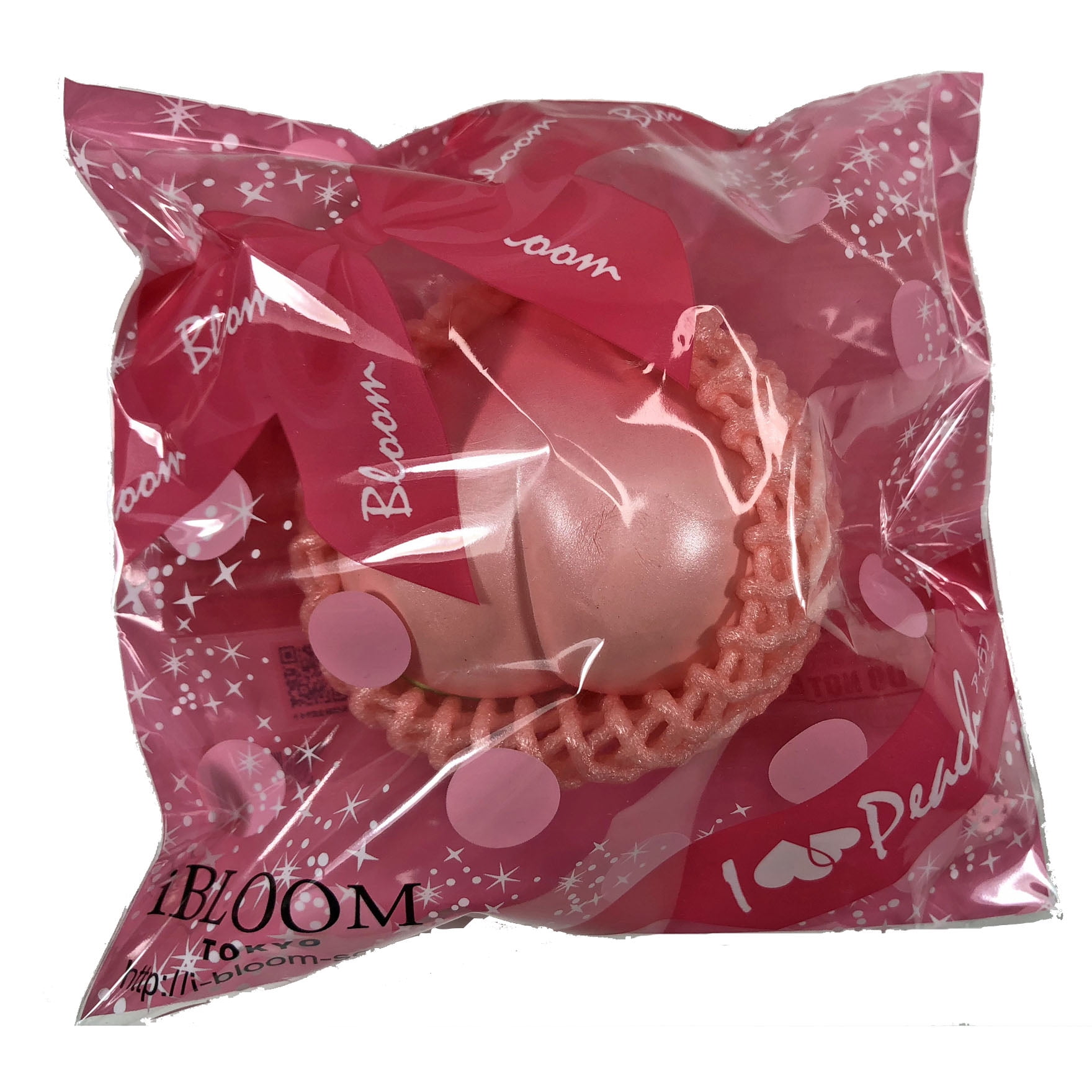 IBloom Peach Squishy Medium Size I Love Peach Series 3 IBloom Peach Squishy Medium Size I Love Peach Series 3