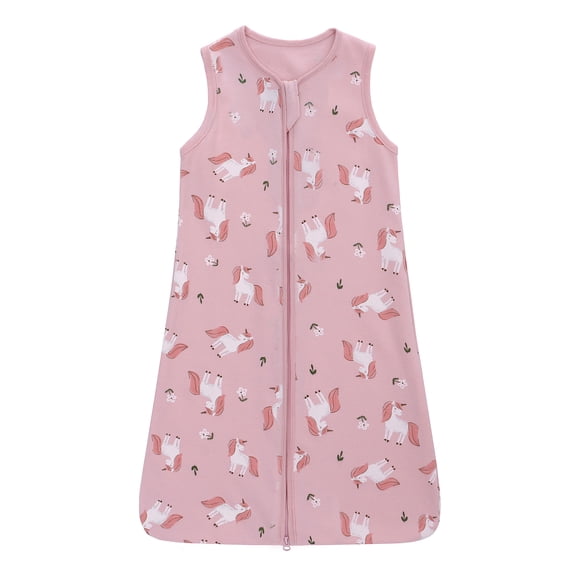 Pijama Niña Miracle Baby Saco de Dormir para Bebé de Algodón sin Mangas, 0,5 TOG, de 0 a 6 Meses