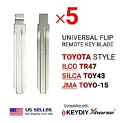 5x Flip Remote Key Blades for Xhorse and Keydiy Toyota Type TR47 TOYO-15 TOY43