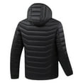 thumbnail image 7 of AnuYalue Men's Heated Hooded Jacket Winter Rechargeable USB Jackets Coats 25 Heating Zones Full Zip Jackets Electric Heating Warm Padded Coat, 7 of 7