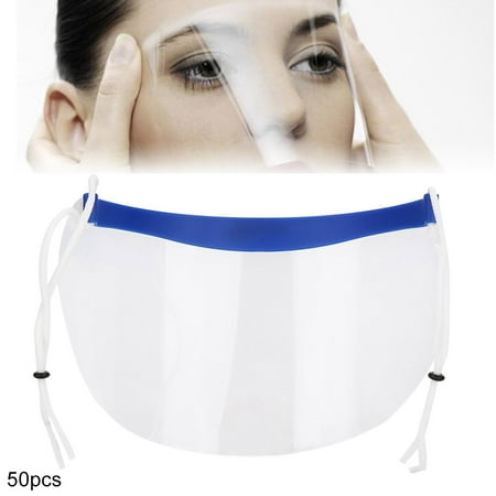 face hair protector hairdressing mask transparent eye domqga 50pcs professional