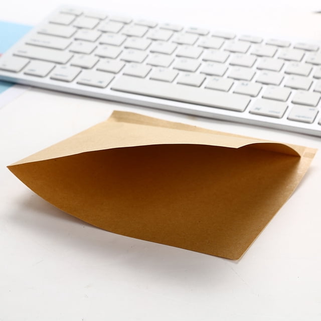 UPGRATOR 100pcs Kraft Paper for Food Bakery Takeout Containers Disposable in Khaki Color